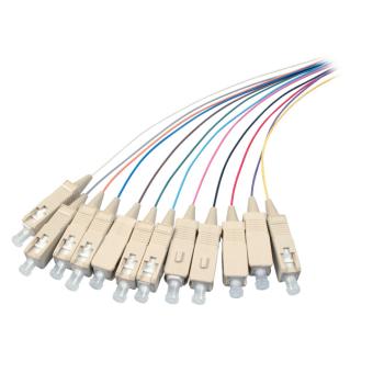 LWL-OM3-Faserpigtail SC beige, 2m 50/125µm, Multimode, 