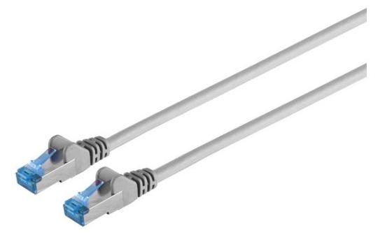 Patchkabel Cat6A S/FTP - grau - 1,0m grau | 1,0m