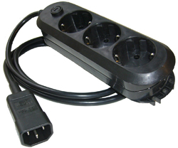 Online USV - Adapter Steckdosenleiste 16A 