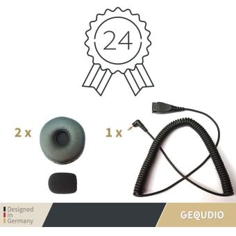 GEQUDIO 2,5mm-Klinke-Kabel kompatibel mit Gigaset, Panasonic