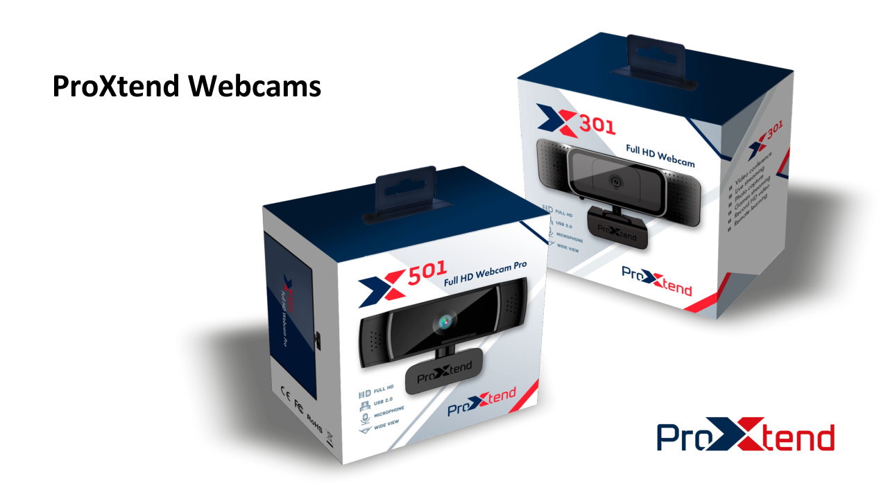 ProXtend Webcams – gesehen und gehört werden!