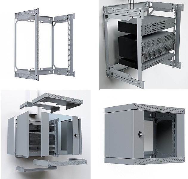 X-Rack - 5 Tiefen - 1 Gehäuse